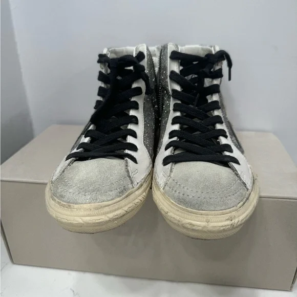 Golden Goose glitter camouflage quarter zip sneakers - Picture 4 of 6